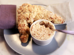 Date and Oat Scones with Homemade Date Butter