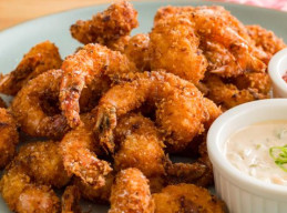 Buttermilk French Fried Shrimp with Remoulade 
