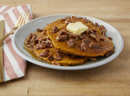 Pumpkin Spice Latte Blender Pancakes 