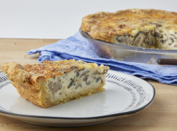 Fennel Sausage and Mushroom Quiche 