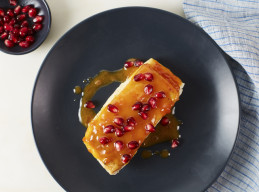 Pan-Seared Halibut with Blood Orange Butter Sauce