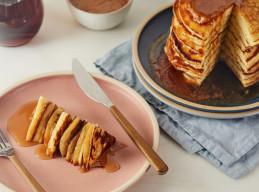 Masa Pancakes with Spiced Butter 