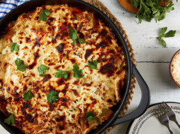 Skillet Chicken Lasagna