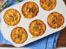 Apple, Ham and Cheddar Biscuit Cups