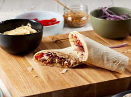 Turkey Hummus Wraps