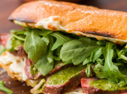 Steak Sandwich With Salsa Verde