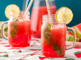 Watermelon and Lime Spritz 