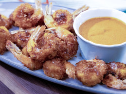 Coconut Shrimp with Curry Dipping Sauce