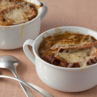 French Three Onion Soup