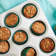 Encore: Banana-Walnut Bran Muffins