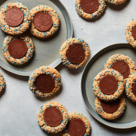 Gelt Peanut Butter Blossoms