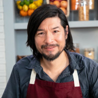 Cauliflower Fritters with Carrot Raita and Veggie Rice