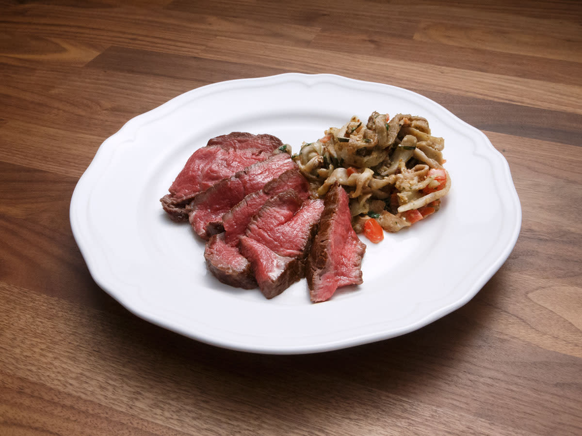 Reverse Sear Filet Mignon Or Ribeye Filet Recipe Alton Brown Food Network