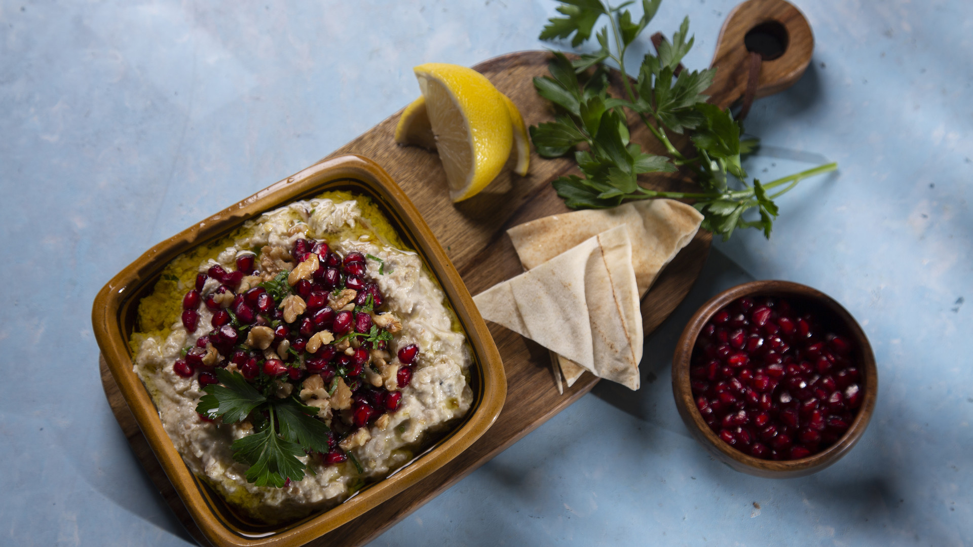 Baba Ganoush And Tabbouleh Salad With May Yacoubi