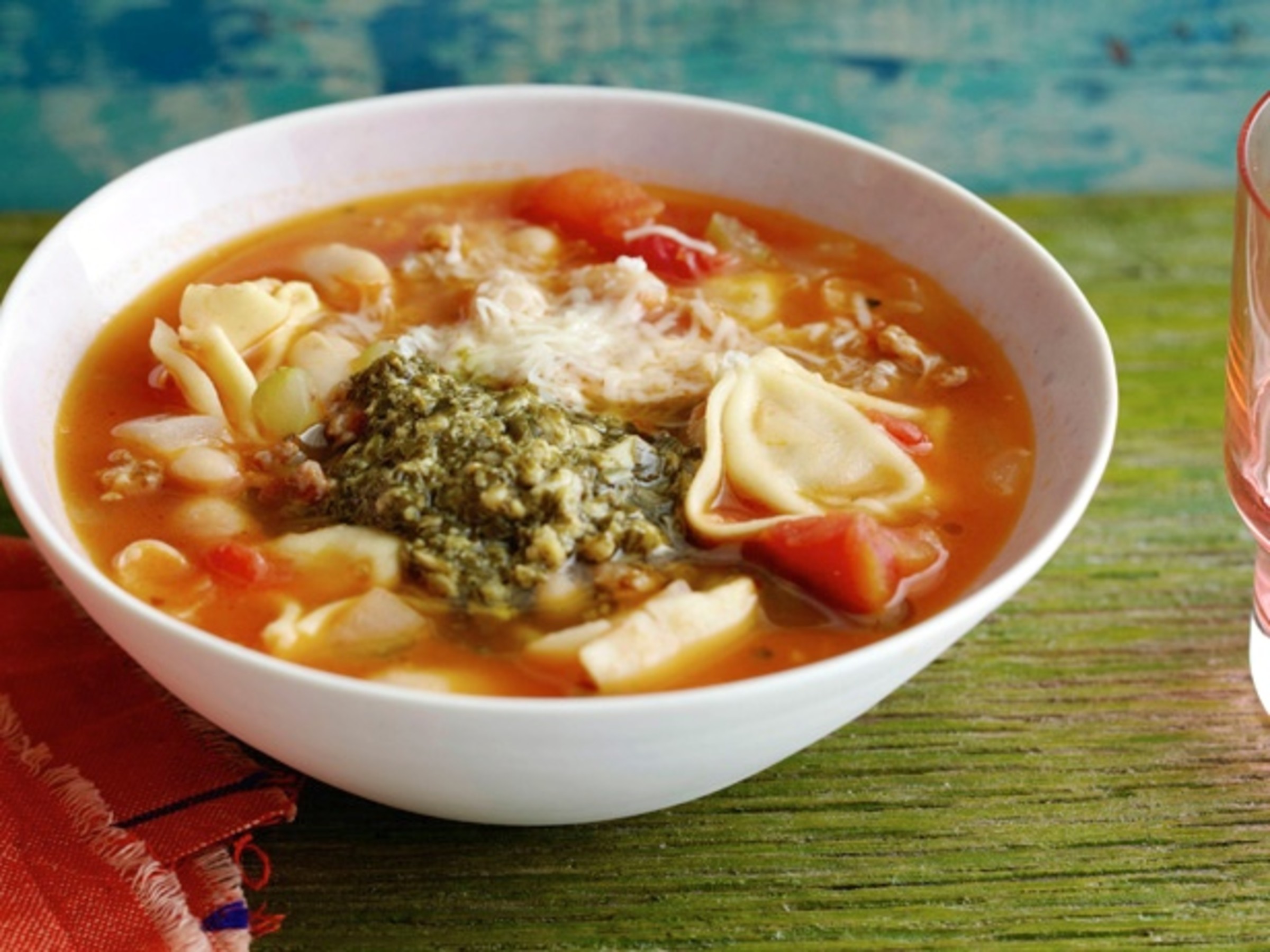 Sausage, White Bean And Tortellini Soup – Food Network Kitchen