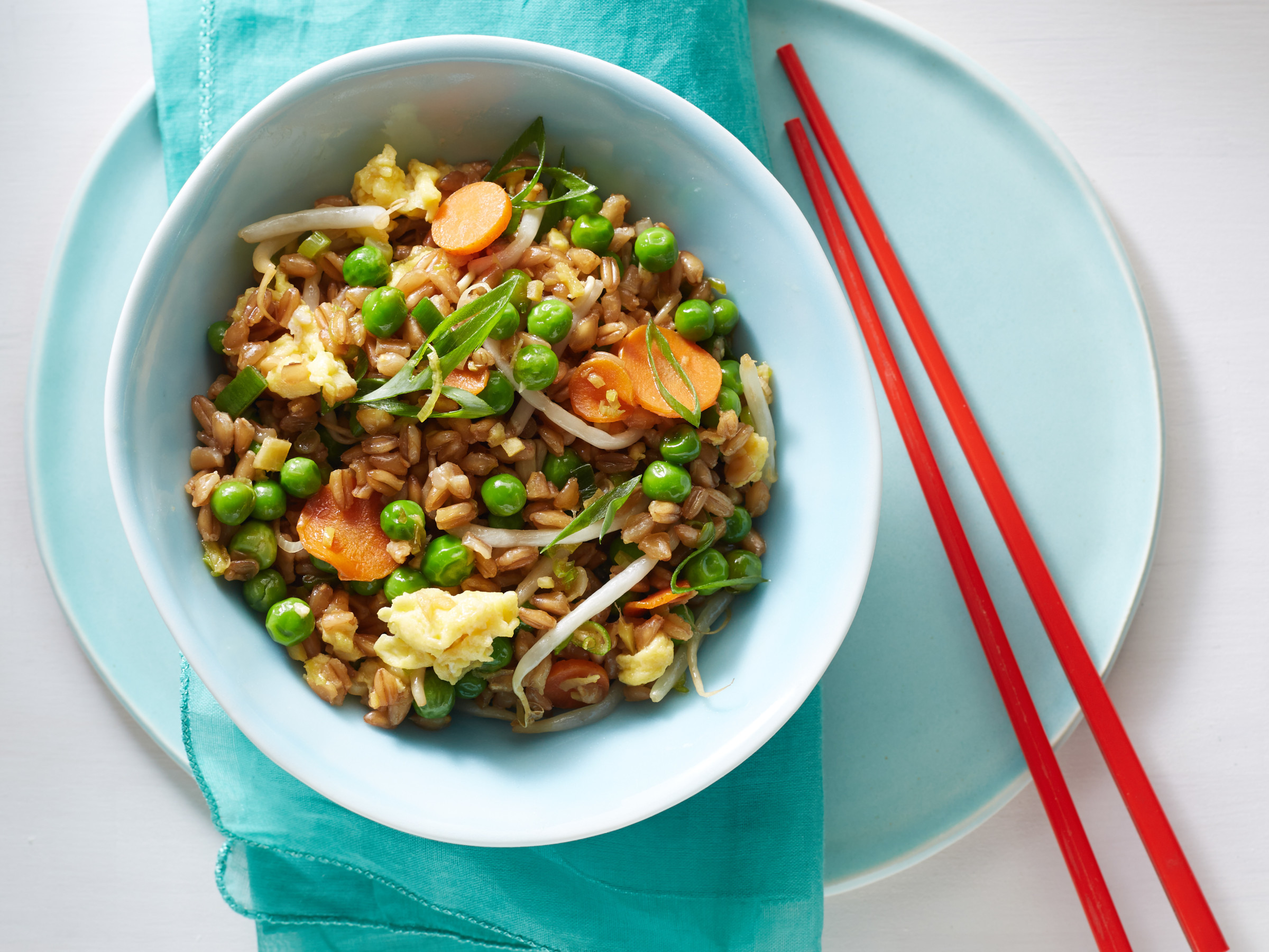 Healthy Farro Fried "rice" Food Network Kitchen