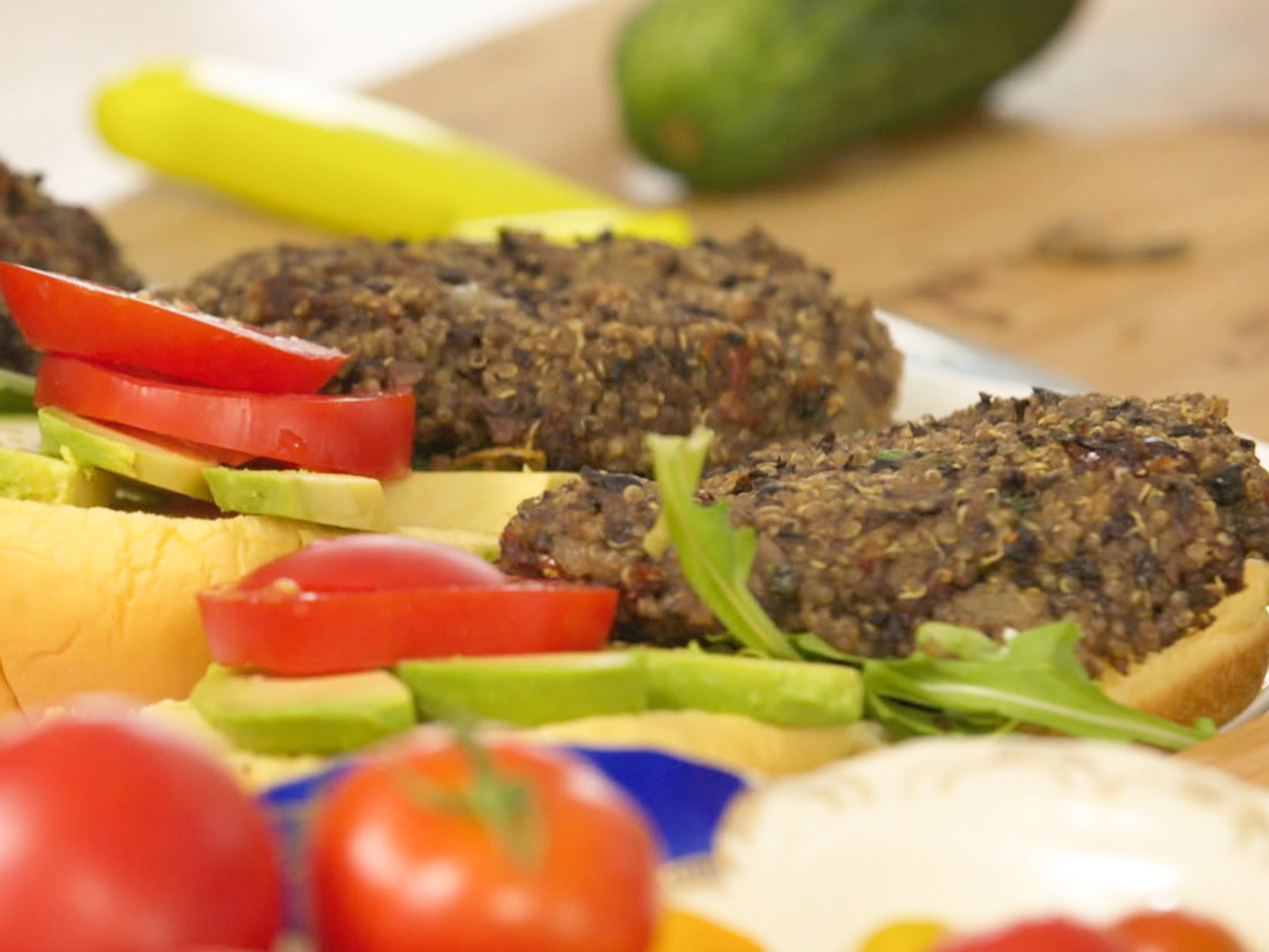 Black Bean And Quinoa Falafel Food Network Kitchen