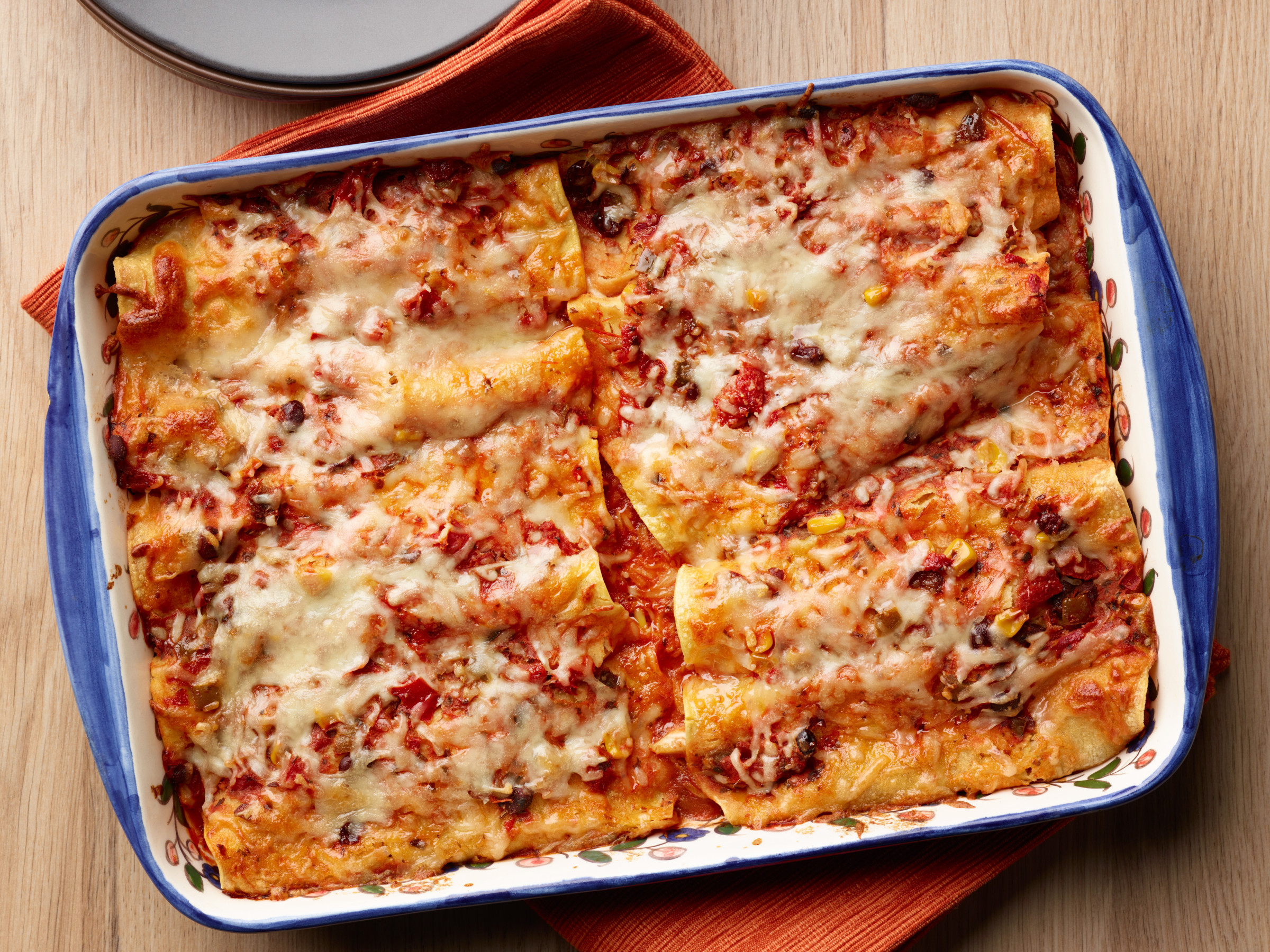 Shortcut Chicken Enchiladas Food Network Kitchen