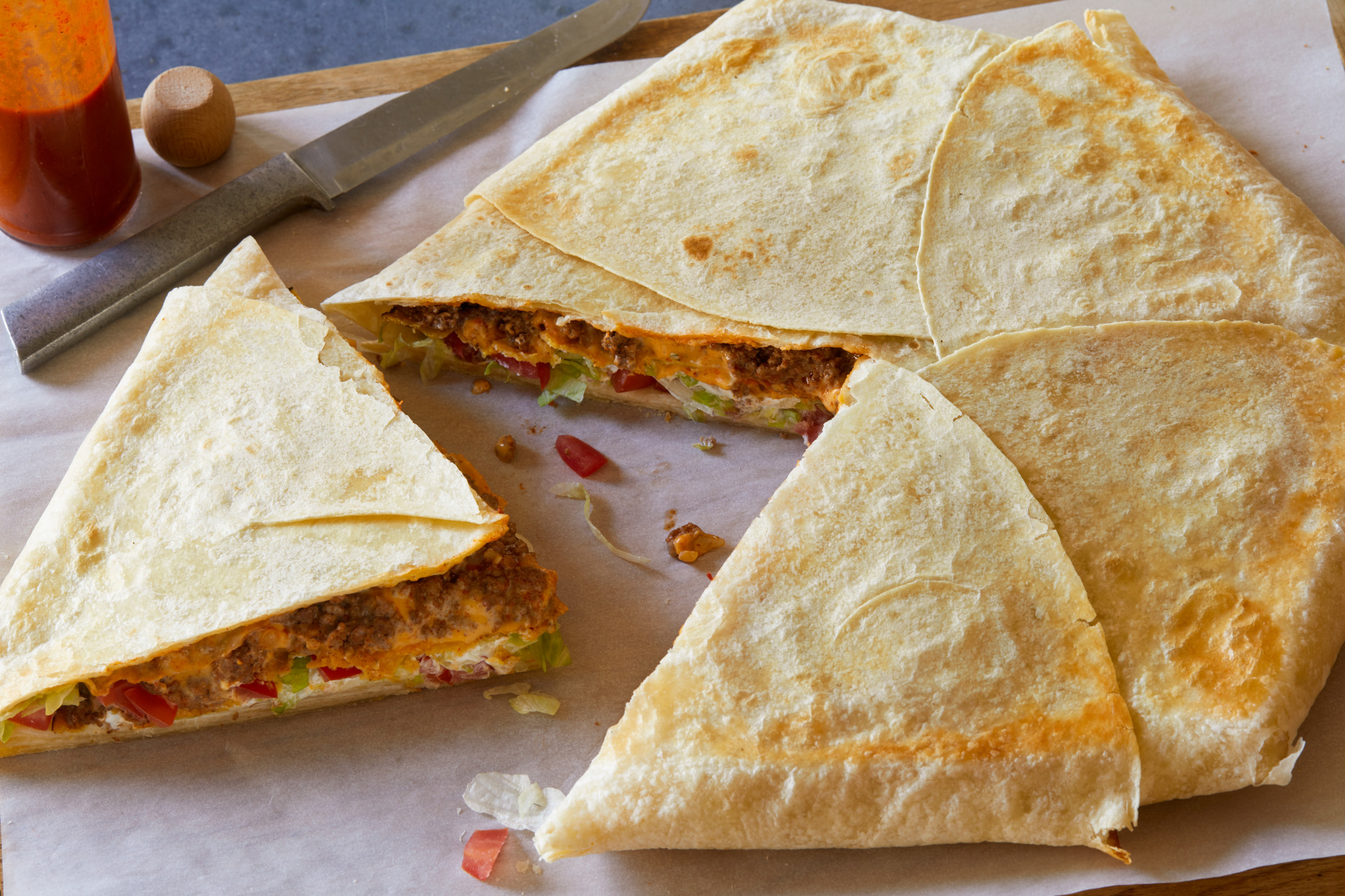 Giant Crunchy Taco Wrap Food Network Kitchen