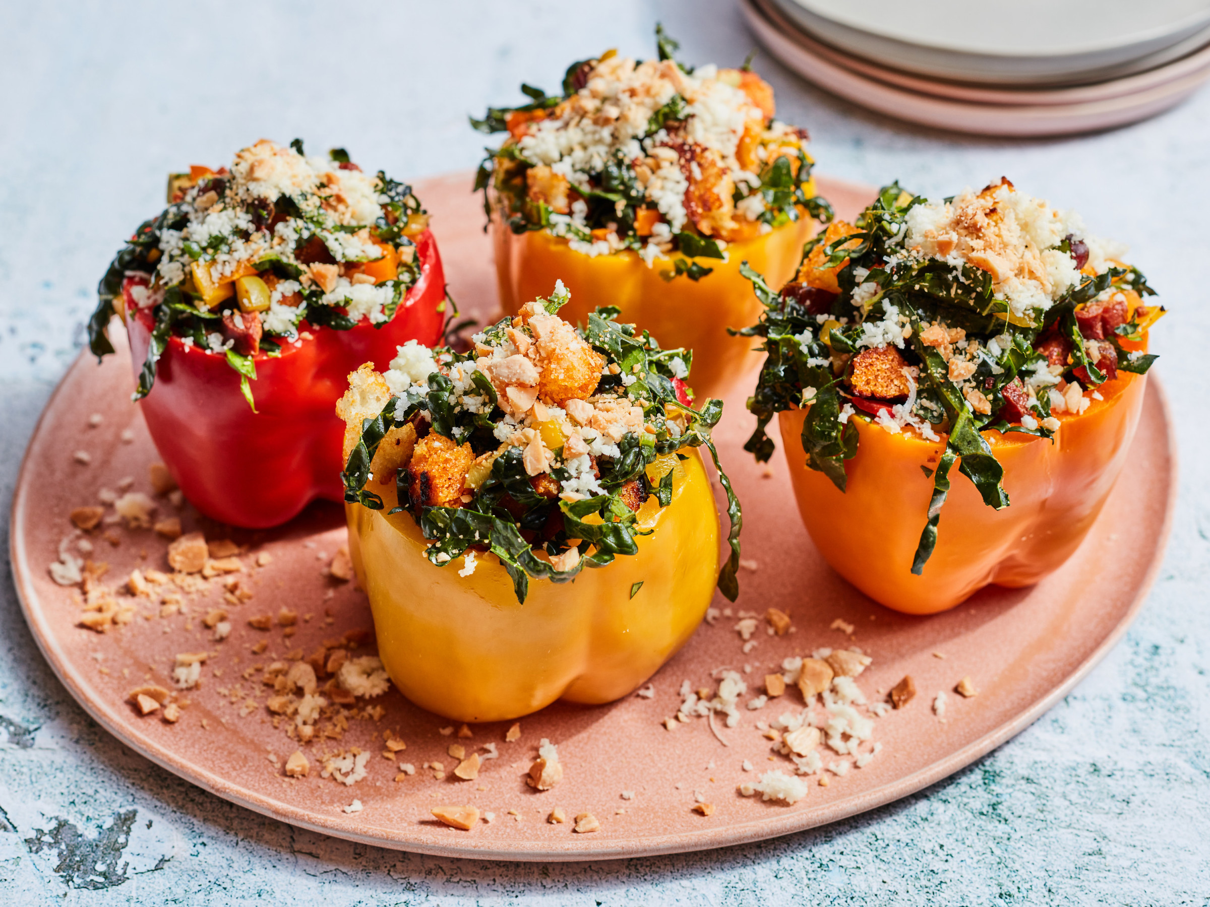 Saladstuffed Peppers Food Network Kitchen