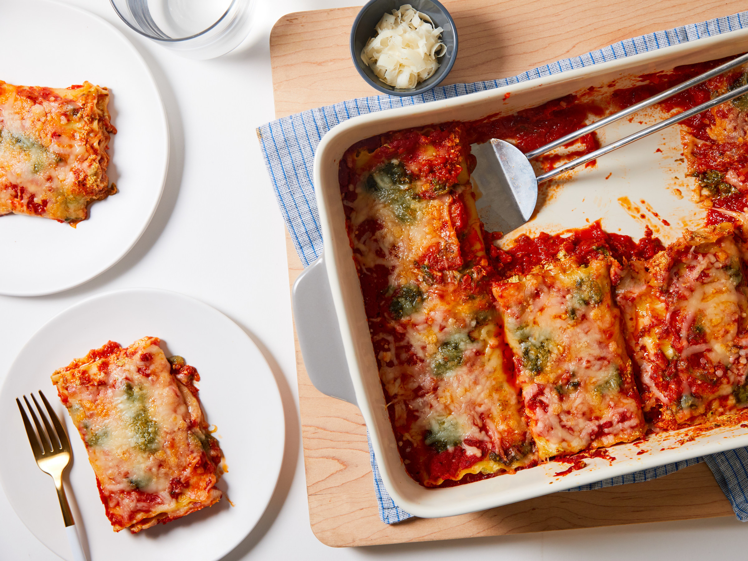 Easy Pesto Lasagna Rollups Food Network Kitchen