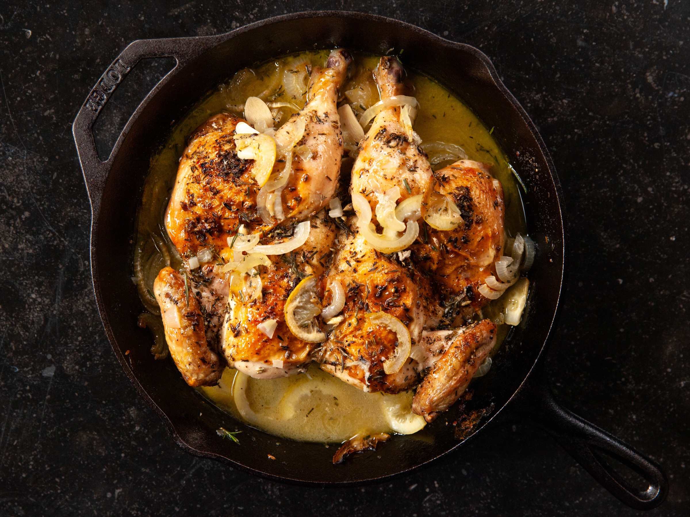 Skillet Roasted Lemon Chicken Food Network Kitchen