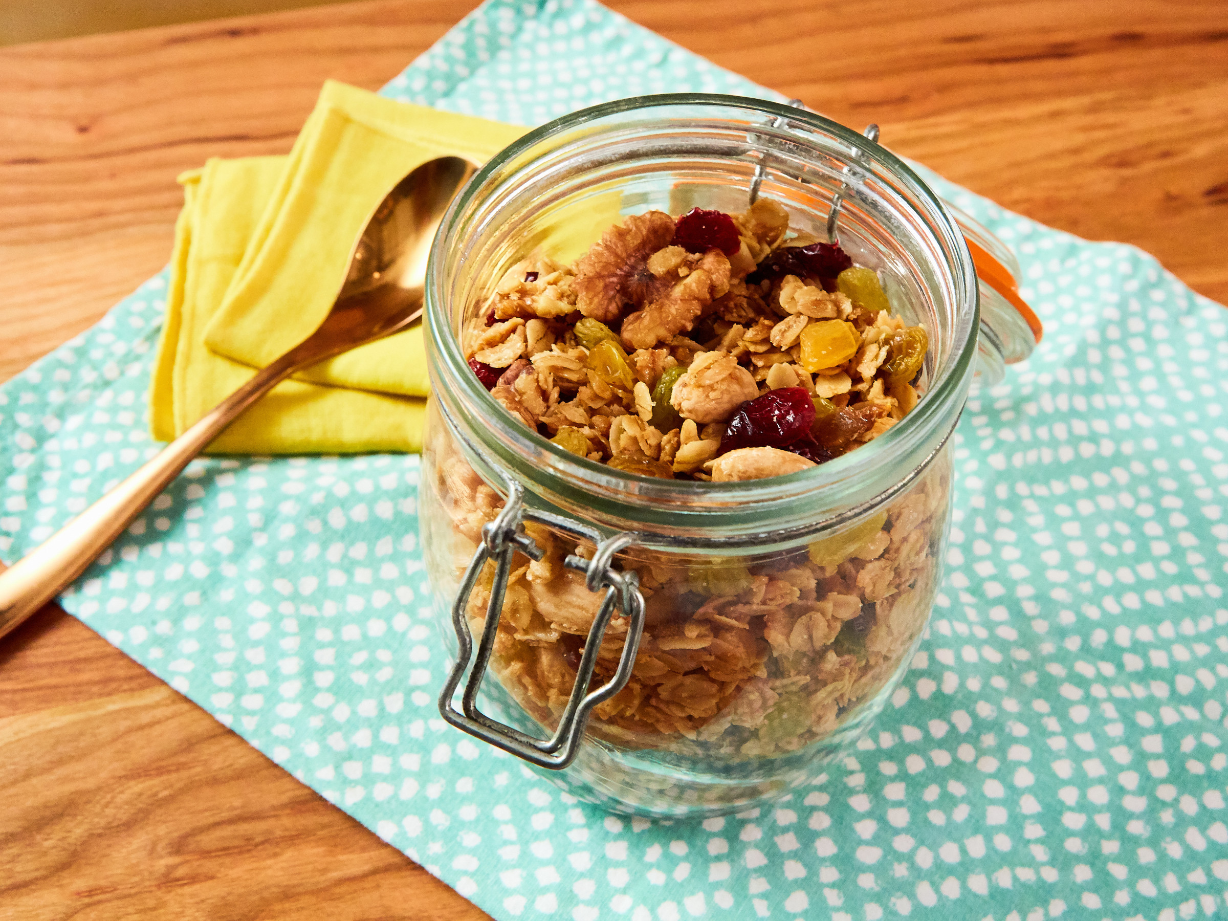 Easy Fruit And Nut Granola Food Network Kitchen