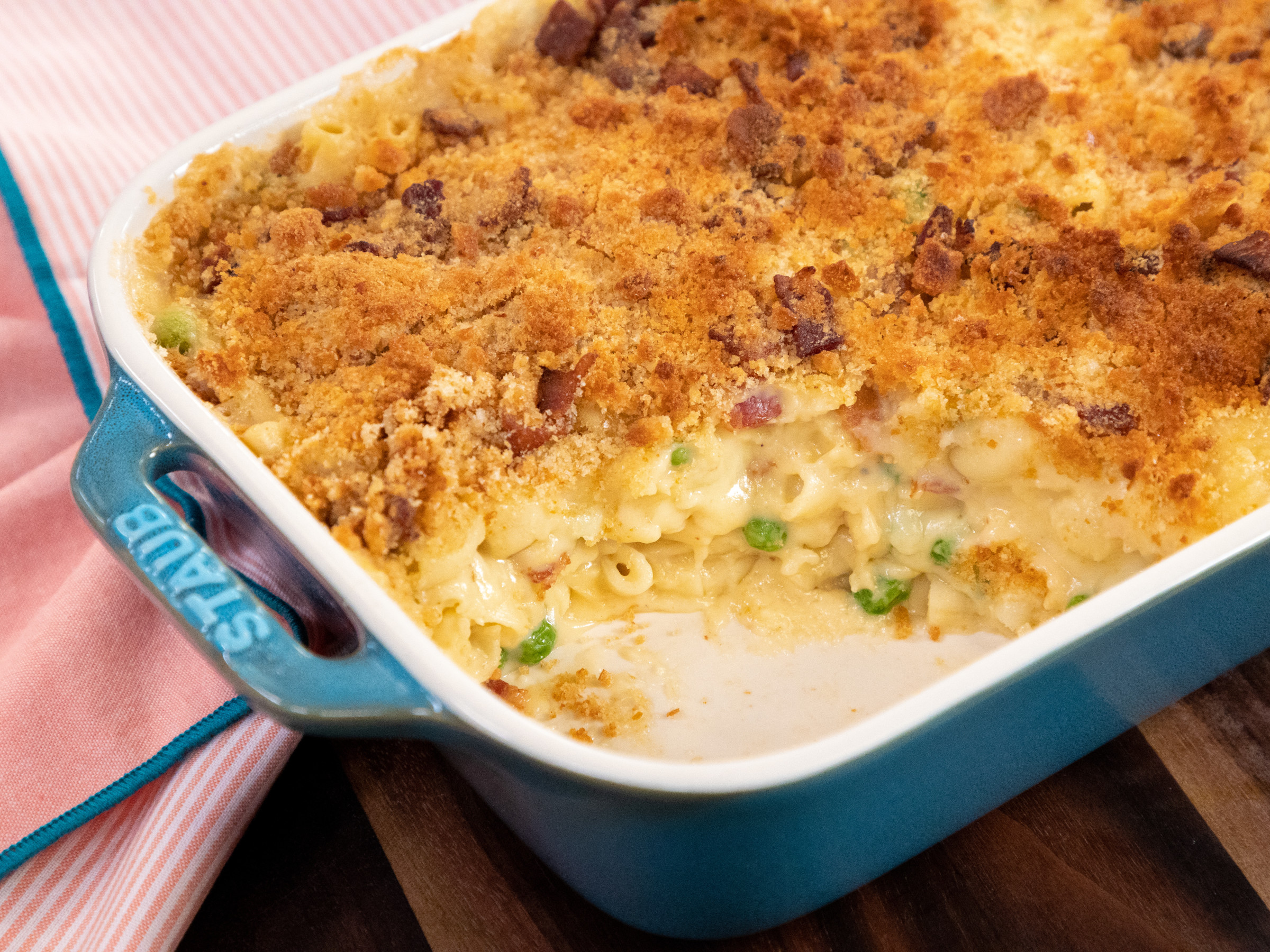 Bacon And Pea Mac 'n' Cheese Food Network Kitchen