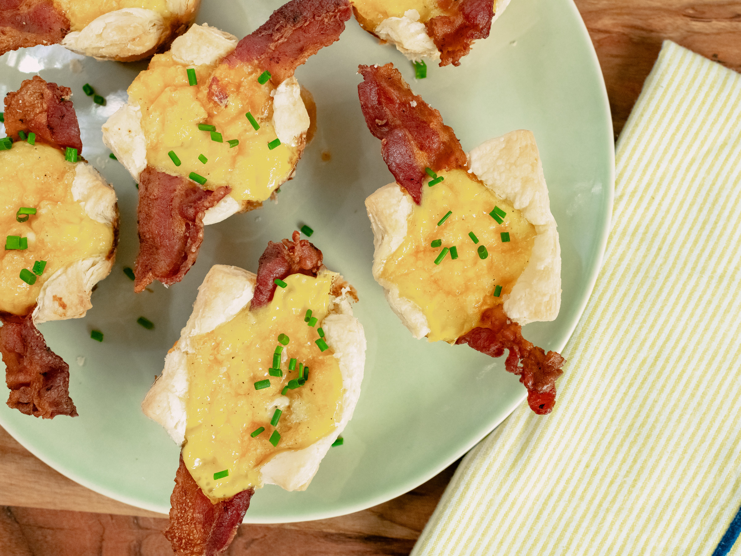 Bacon, Egg And Cheese Toast Cups Food Network Kitchen