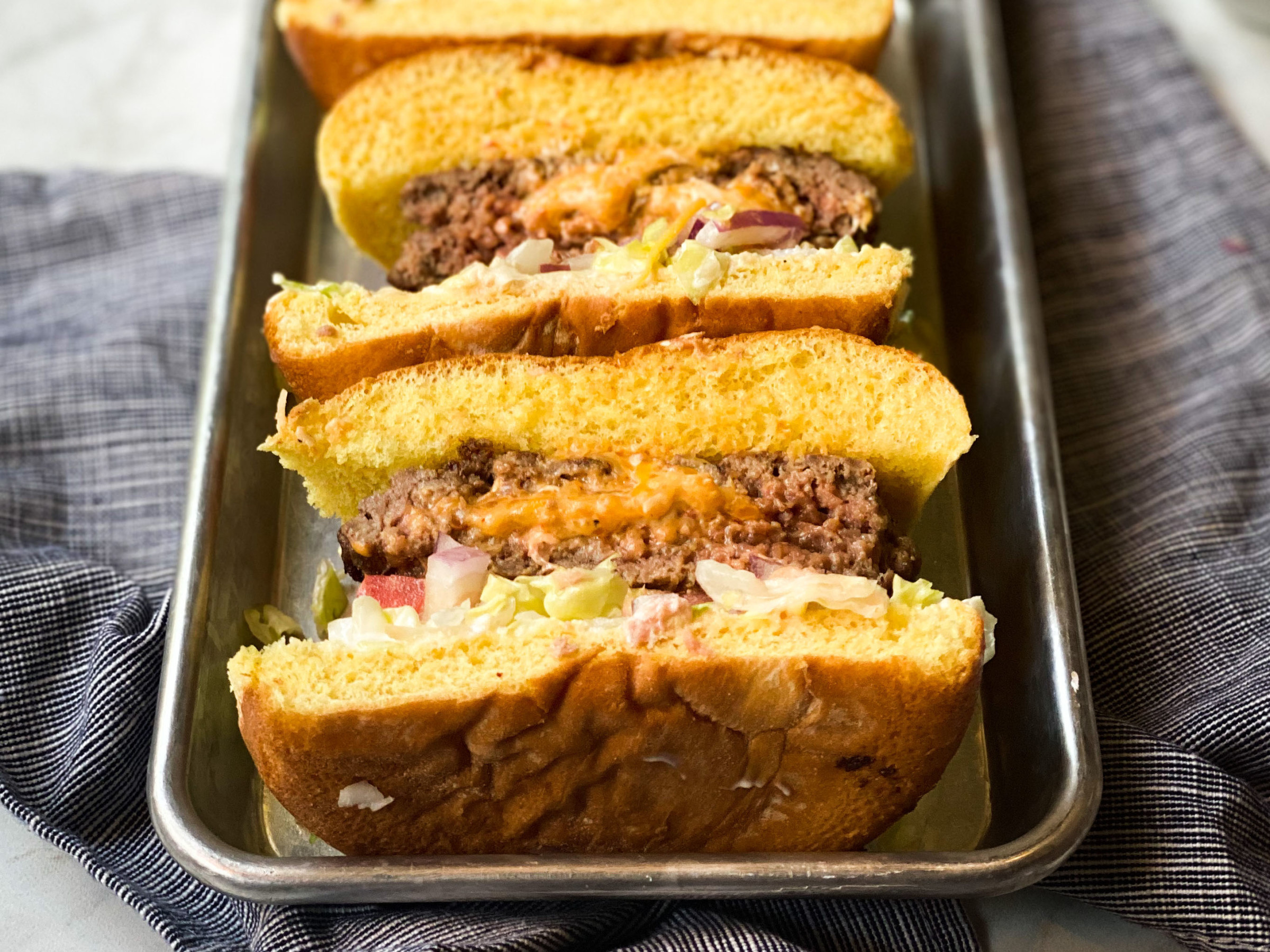 Stuffed Adobo Cheeseburgers Food Network Kitchen