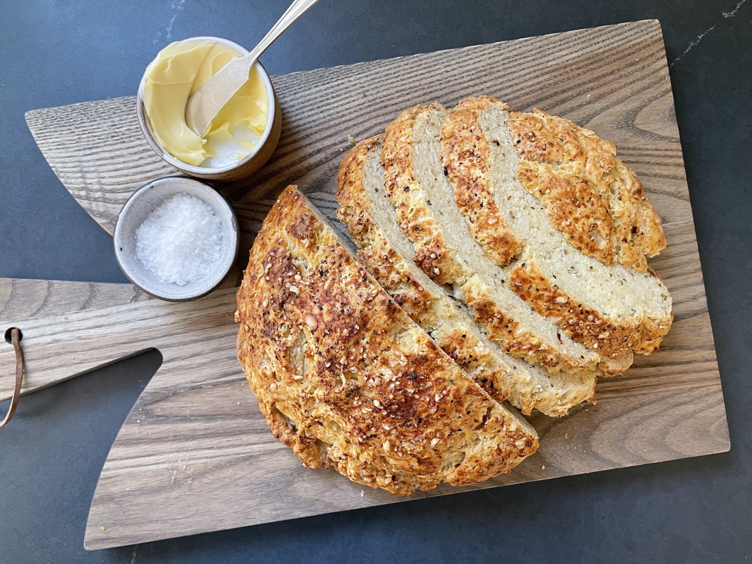 Rosemaryparmesan Soda Bread Food Network Kitchen