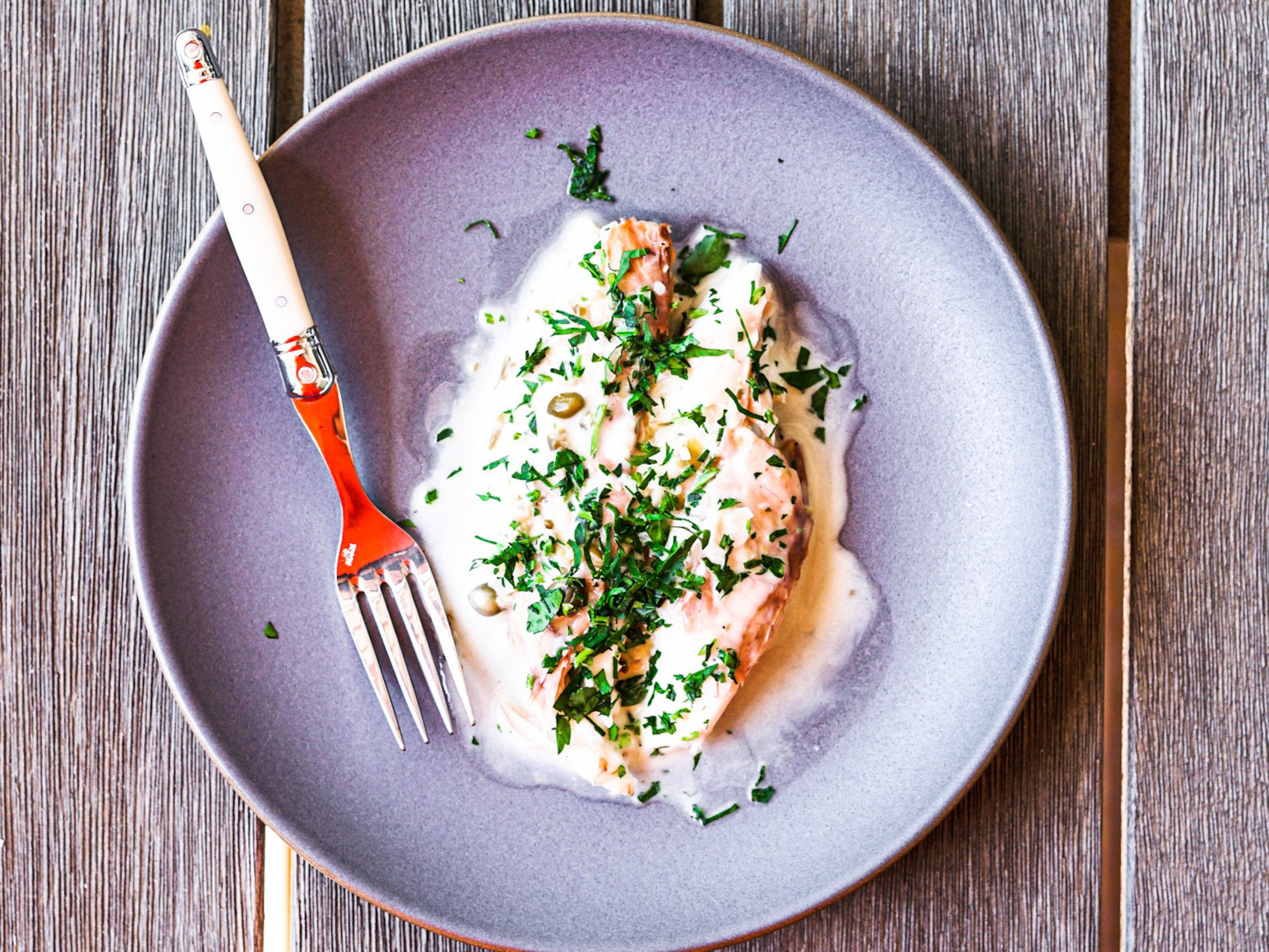 Saltbaked Fish With Easy Caper Beurre Blanc Food Network Kitchen