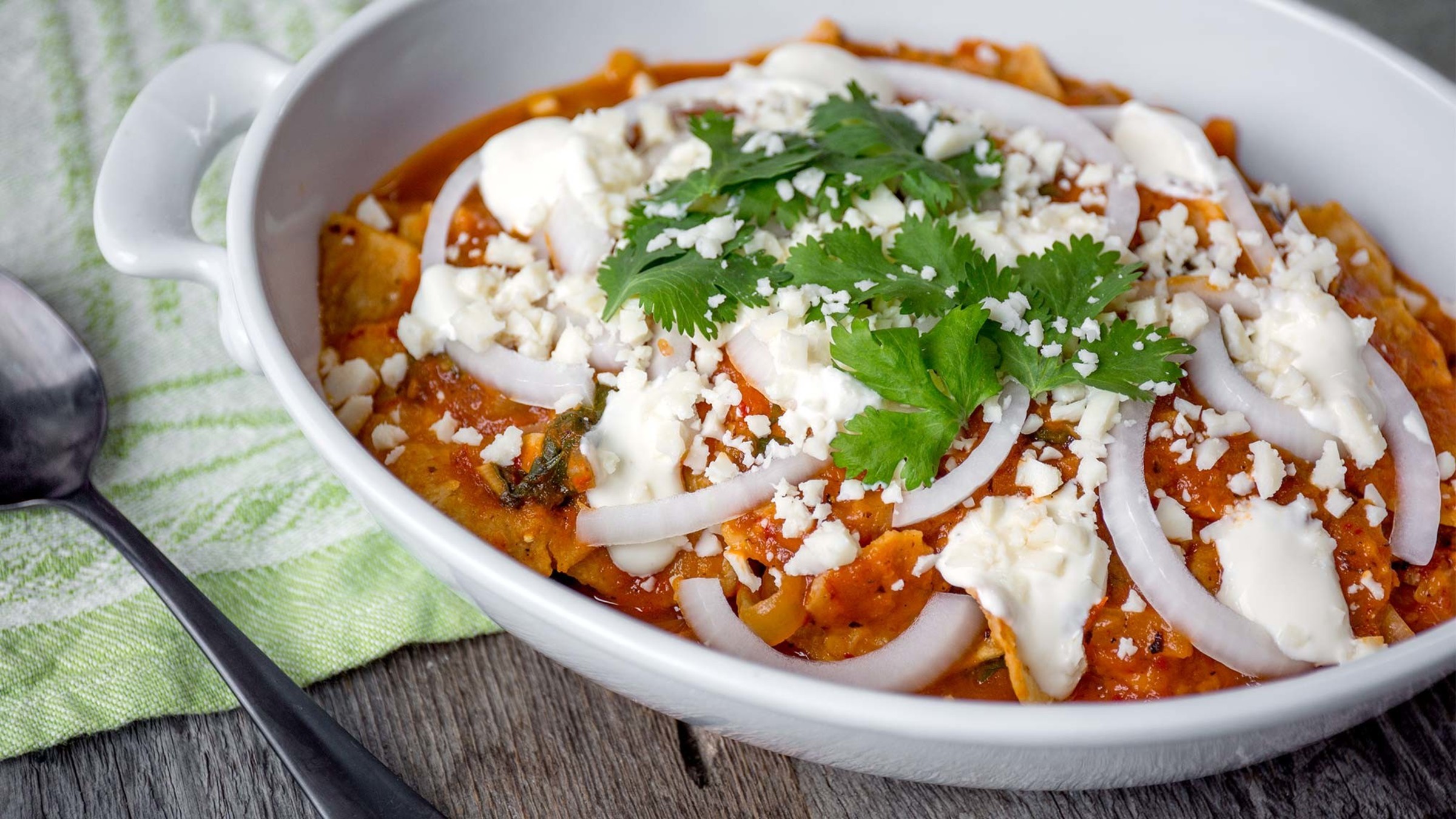 Simple Chipotle Chilaquiles Food Network Kitchen