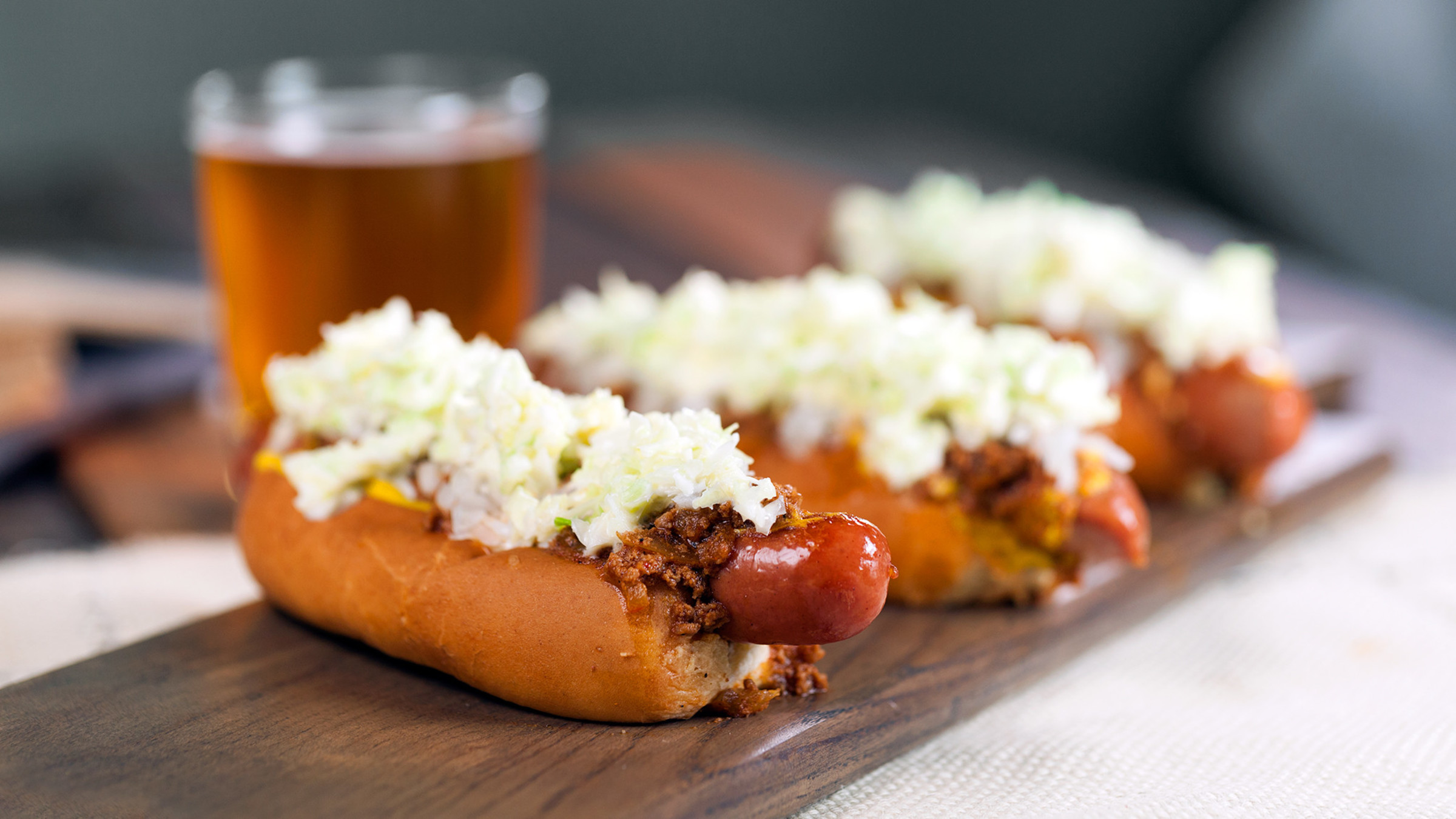 Chili Slaw Dogs Food Network Kitchen