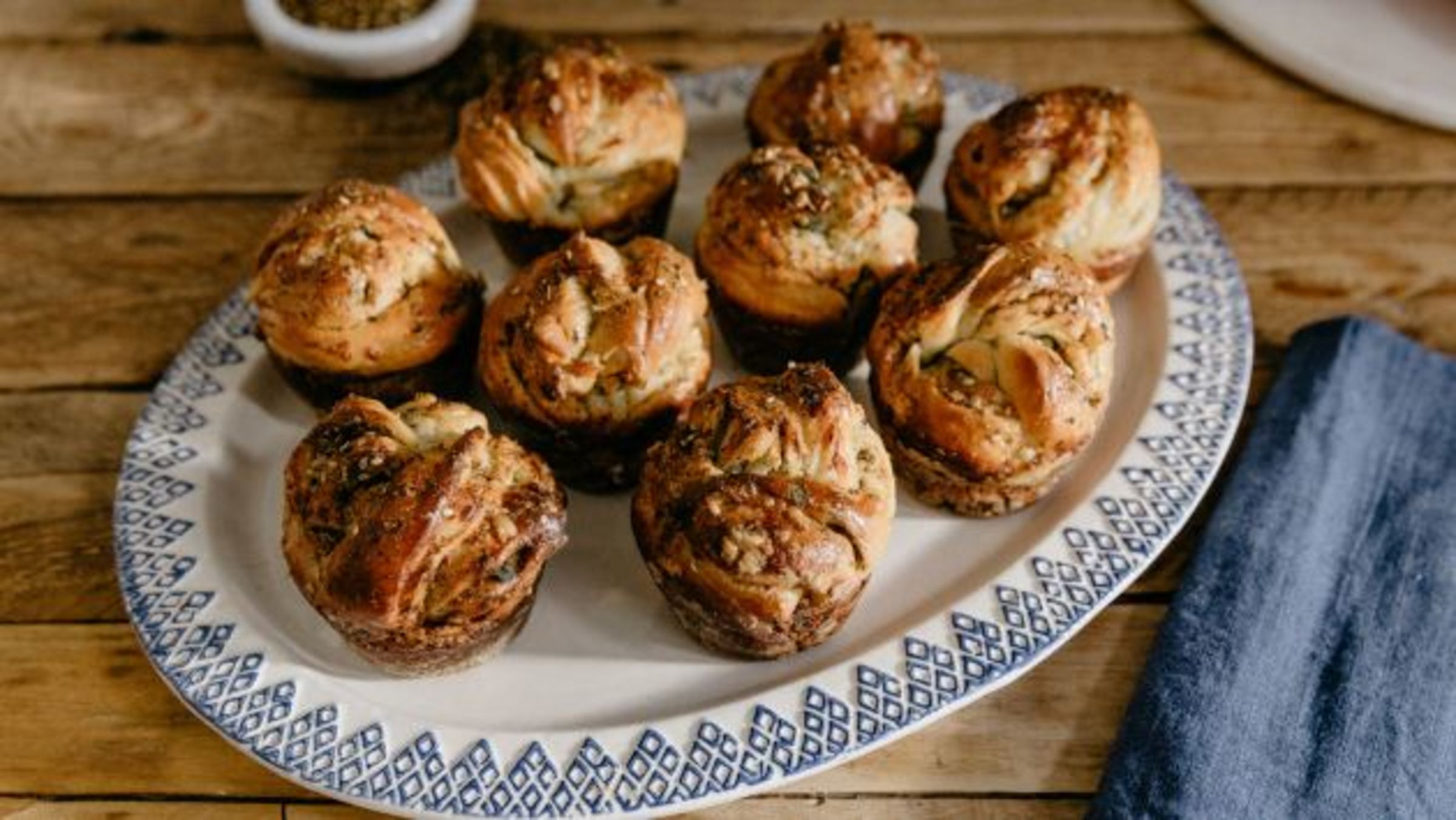 Jumbo Za'atar Babka Muffins Food Network Kitchen