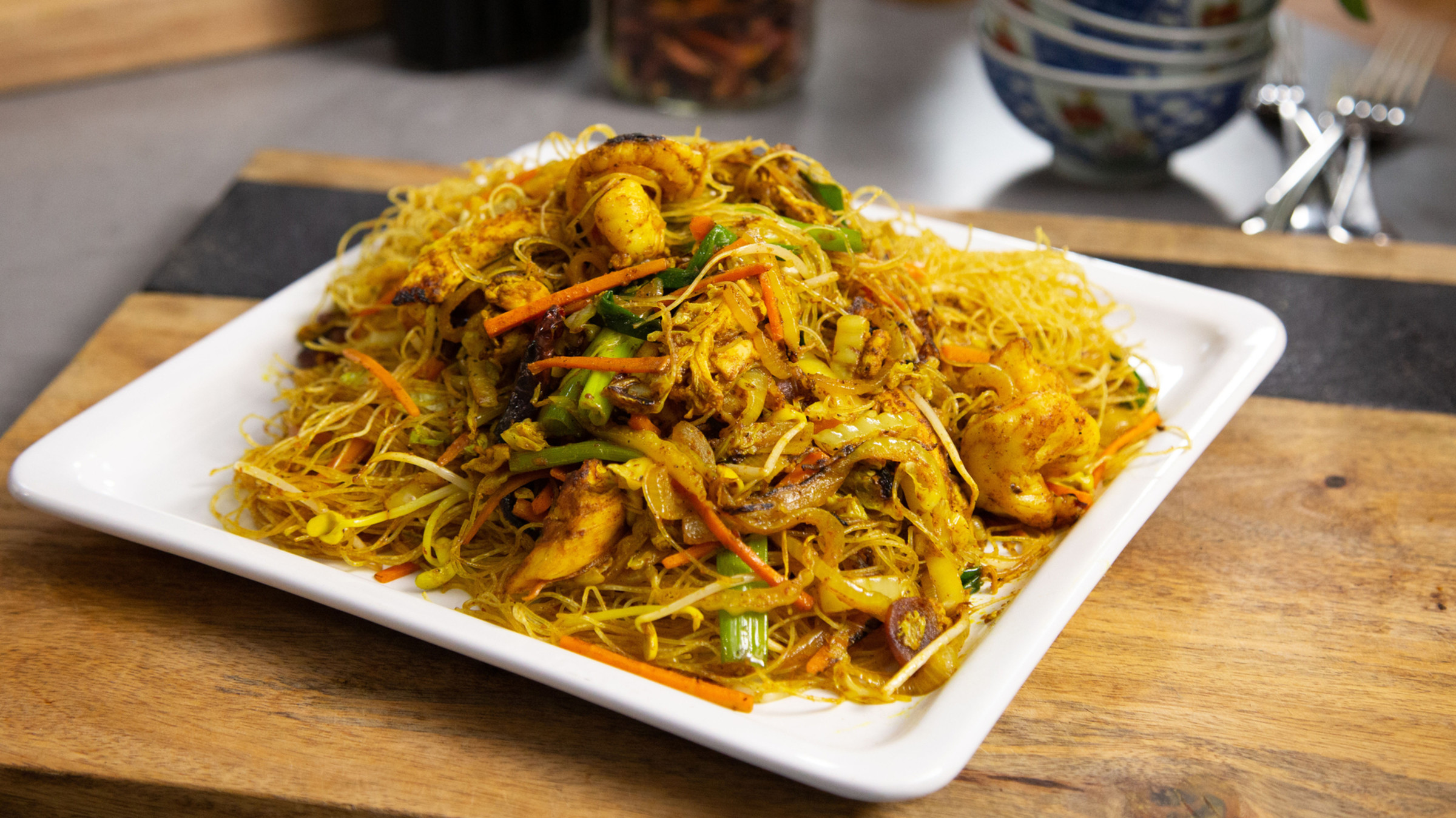 Singapore Rice Noodles Food Network Kitchen