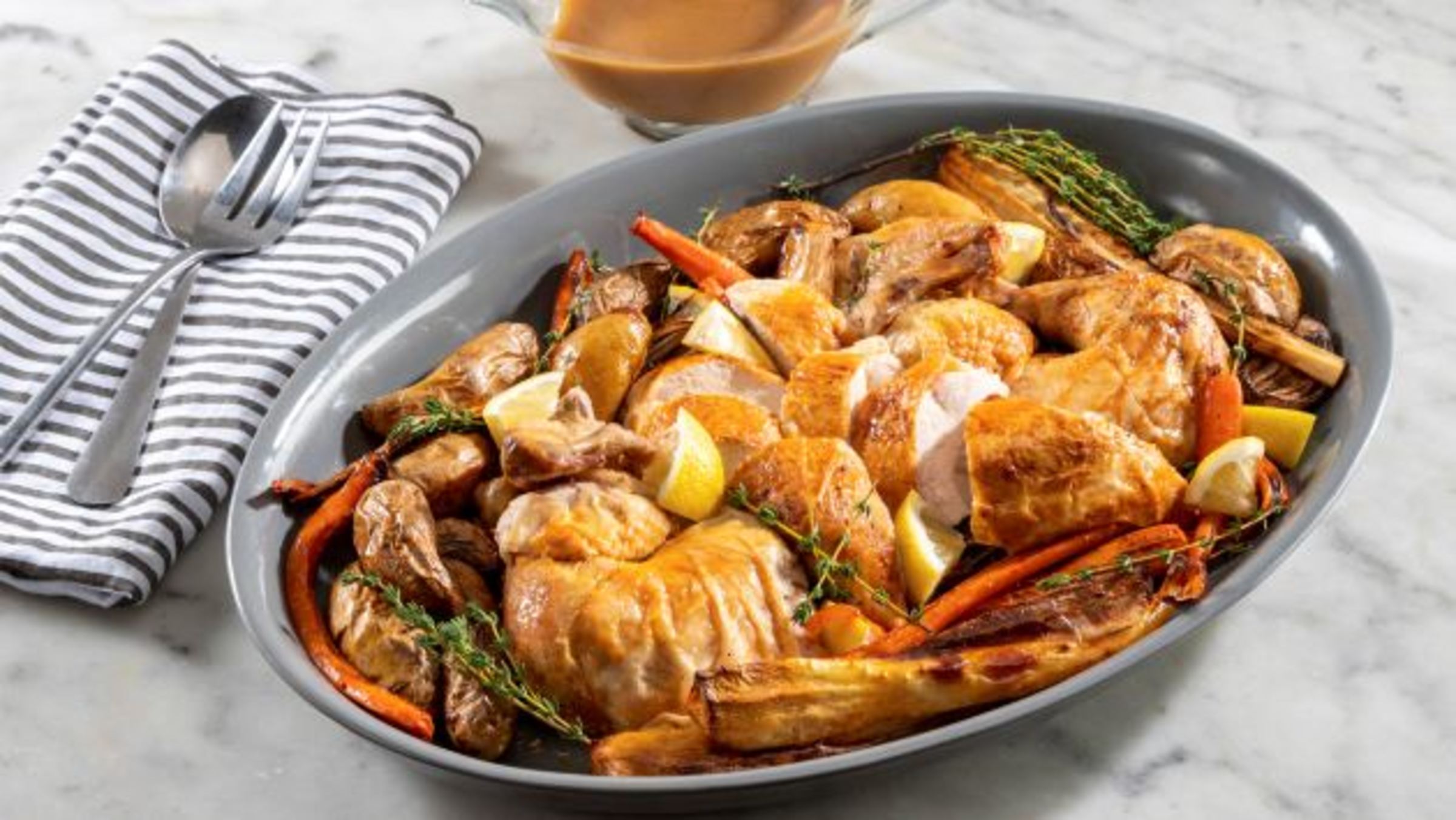 Roasted Chicken With Pan Sauce Food Network Kitchen