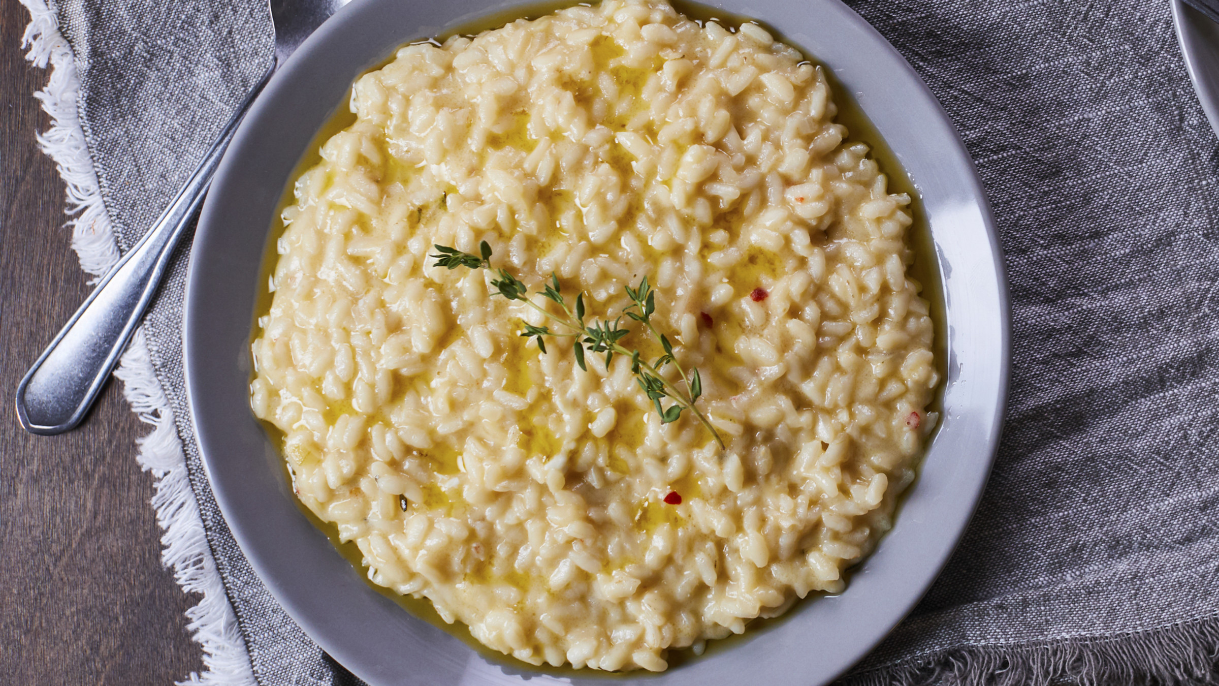 Risotto With Egg And Parmigiano Food Network Kitchen